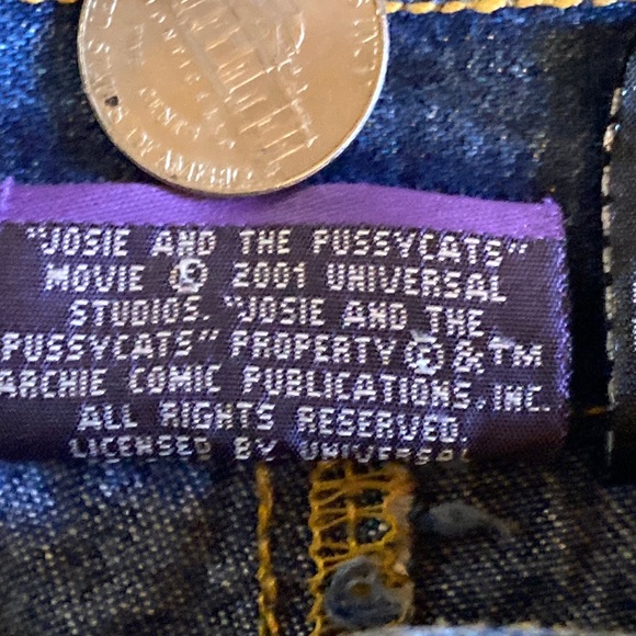 Josie and the Pussycats vintage denim shorts size 6/6X great condition - Picture 6 of 10